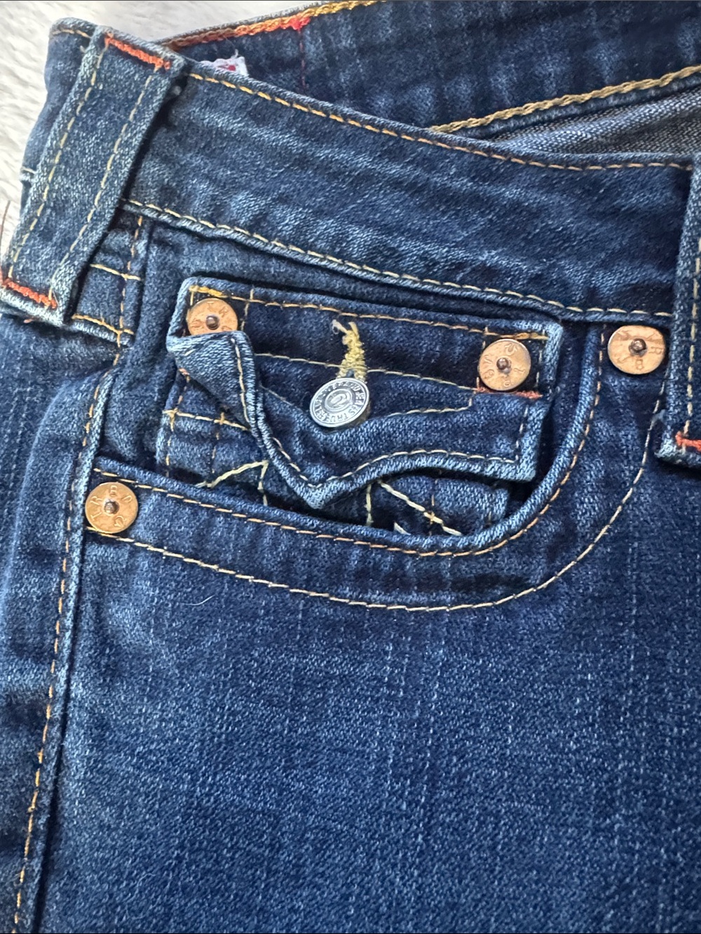 True Religion Julie Denim Jeans Made in USA Size 30 - Picture 7 of 16